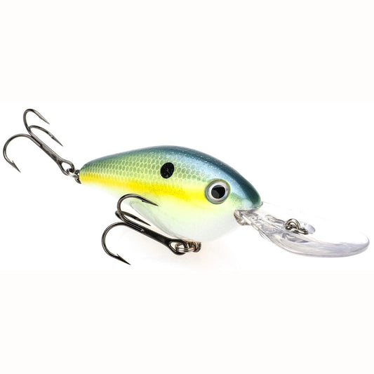 Strike King Series 8XD - 1.4oz Chartreuse Sexy Shad
