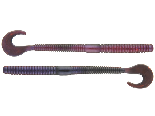 Head Hunter Curly Tail Worms 6" 12ct Tequila Sunrise