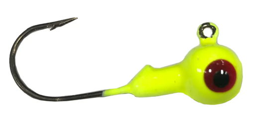 Head Hunter Ball Head Jigs 1/8 Chartruse 10ct