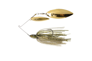 Dirty Jigs Compact Spinnerbait, Golden Shiner, 1/2oz