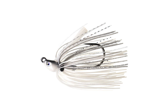 Dirty Jigs No-Jack Swim Jig, Pearl Ghost Shiner, 3/8oz