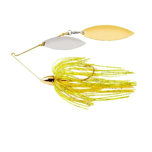 War Eagle Spinnerbait Gold Frame DW 3/8 Sun Perch
