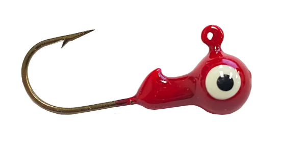 Head Hunter Ball Head Jigs 1/4 Flo Red 10ct