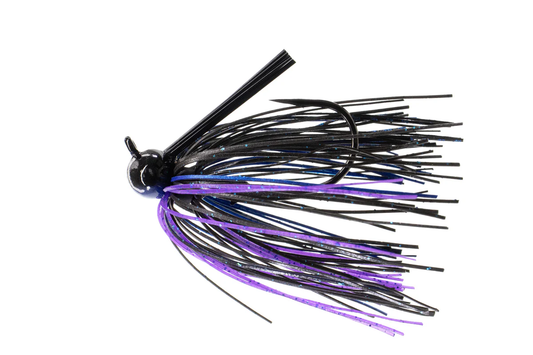 Dirty Jigs Tour Level Football Jig, Black Blue & Purple, 3/4oz