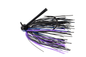 Dirty Jigs Tour Level Football Jig, Black Blue & Purple, 3/4oz