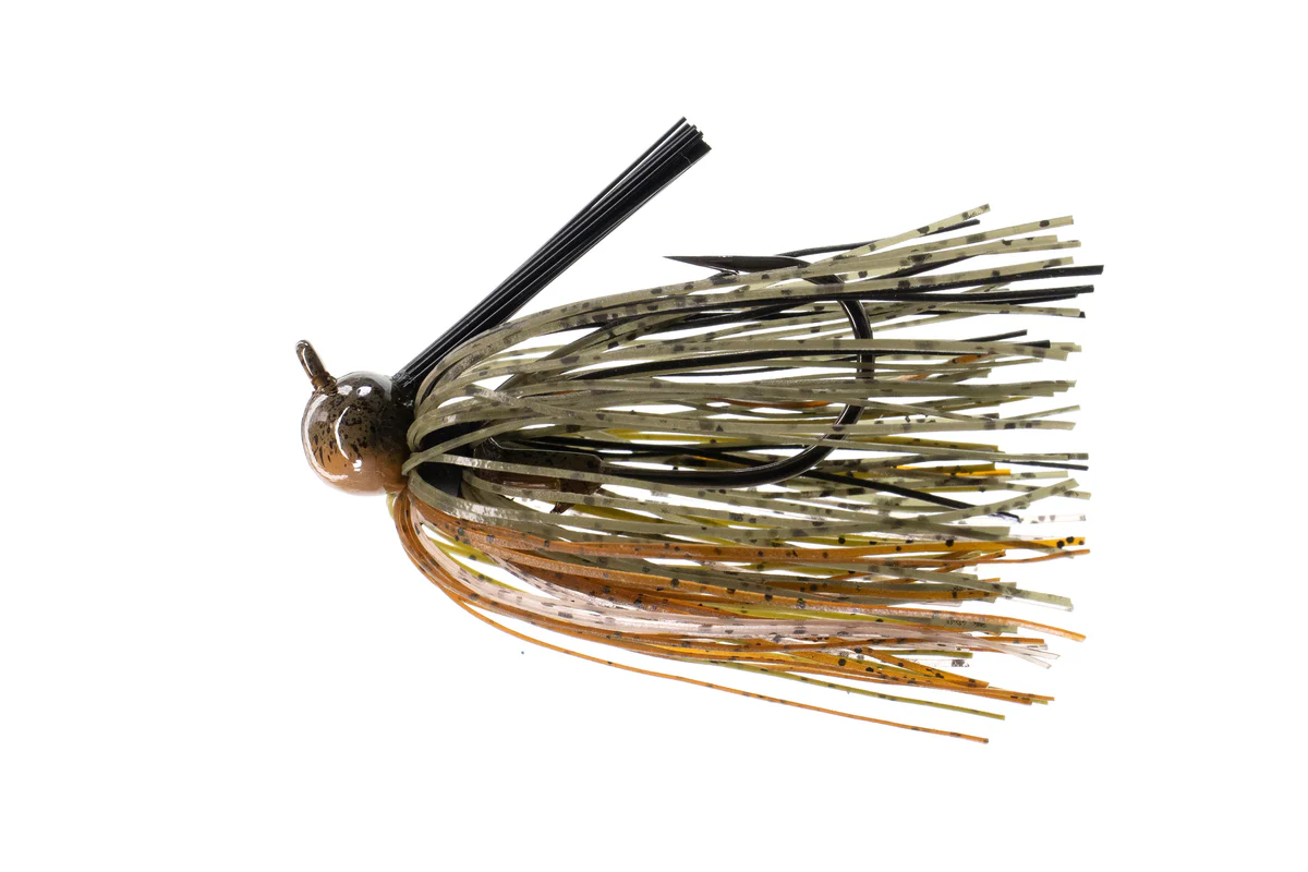 Dirty Jigs Tour Level Football Jig, Green Pumpkin Craw, 3/4oz