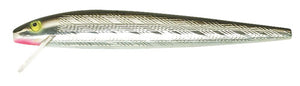 Rebel Jointed Minnow 4.5" Silver/Black
