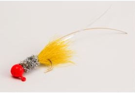 Slater Original Jig 1/16 Red/Silver/Yellow #4 Hook 3pk