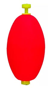 Comal Snap-On Oval Float 1.50" 25/bag Red