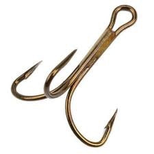 Mustad Treble Hook Bronze 25ct Size 10/0