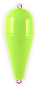 Rainbow Torpedo Float 3/8 Opaque Green