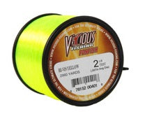 Vicious Panfish Line 1/4lb Spool Yellow 8lb