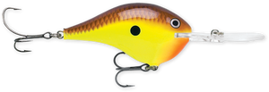 Rapala DT Series 3/4 Chartreuse Brown
