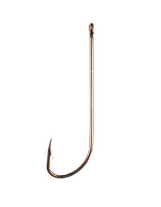 Eagle Claw Extra Long Bronze Hook 10ct Size 2