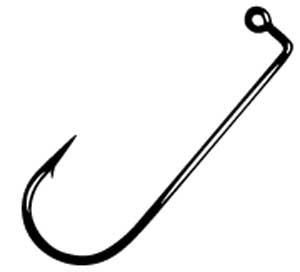 Gamakatsu Jig Hook 90 Round Bend Heavy 25pk 3/0