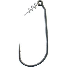 Owner Twist Lock Flipping Hook Black Size 5/0 4ct
