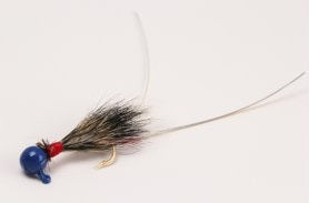 Slater Squirrel Tail Jig 1/32 Blue/Gray Tail #4 Hook 12/cd