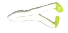 Stanley Ribbit Hot Foot Frog 4" 5ct White/Chart Feet