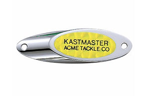 Acme Kastmaster Spoon w/Flash Tape 3/8oz Chrome/Chartreuse
