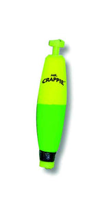 Betts Mr.Crappie Snap-on Cigar Weighted 2.00" 50ct Yel/Green