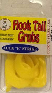 Luckie Strike Curl Tail Grub 3" 10ct Yellow