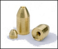 Bullet Weight Brass Worm Weight 5ct 1/4