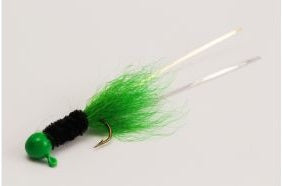 Slater Original Jig 1/32 Green/Black/Green #6 Hook 3pk