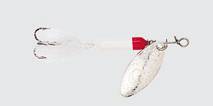 Yakima Rooster Tail 1oz White Red Tip