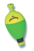 Betts Mr.Crappie Snap-on Pear Weighted 1.75" 50ct Yel/Green