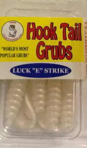 Luckie Strike Curl Tail Grub 3" 10ct Pearl