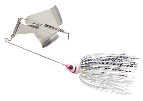 Booyah Buzz Bait 3/8 White/Chartreuse Shad