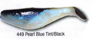 Luckie Strike Shad Minnow MC 6\" 50ct Pearl Blue Tint/Black