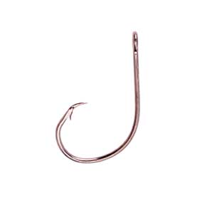 Eagle Claw Circle Bait Black Nickle Hook 8ct Size 2/0