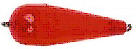 Rainbow Torpedo Float 1/4 Red