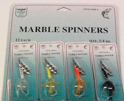 FJ Neil Marble Spinners 1/4oz Assortment