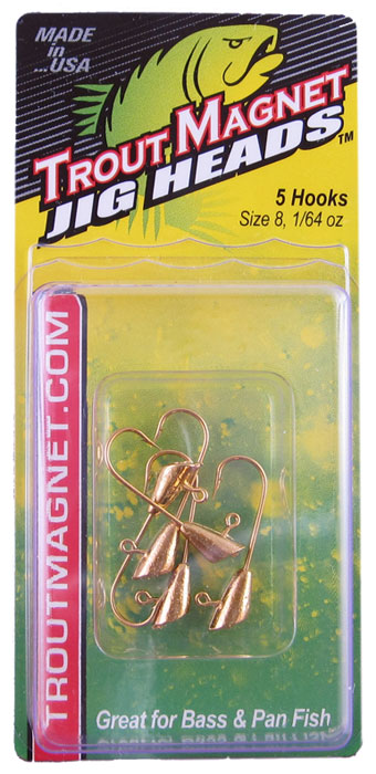 Leland Trout Magnet Heads 1/64 5ct Gold