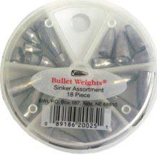 Bullet Weight Assortment Worm Sinker 18ct