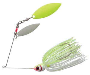 Booyah Glow Blade Double Willow 3/8 Chartreuse/White