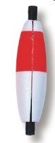 Betts Foam Float Cigar Slotted 2" 100ct Red/White
