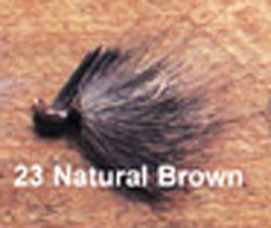 Arkie 1/8 Bucktail 6/cd Natural Brown