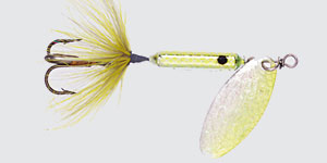 Yakima Rooster Tail 1/4 Flash Chartreuse
