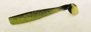 Gene Larew Long John 3.5" Pearl Chartreuse/Black