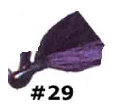 Arkie Rubber Jig 1/4 6/cd Black/Purple