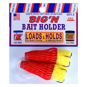 Magic Bait BigN Bait Holder Red 2ct Size 2