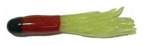 Big Bite Crappie Tubes 1.5" 10ct Back/Red/Chartreuse