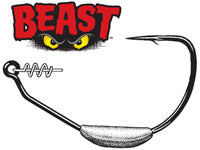 Owner Hook Weighted Beast Size 10/0-1/2 2ct