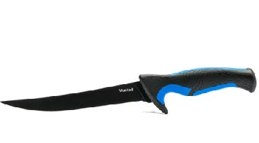 Mustad Fillet Knife- w/ Sheath Blue Line 6