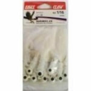 Eagle Claw Laker Maribou Jig 1/16 10ct White