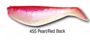 Luckie Strike Shad Minnow MC 4" 50ct Pearl/Red Back