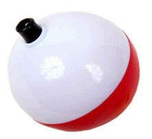 HT Plastic Float Round Red/White 48ct 1 3/4"